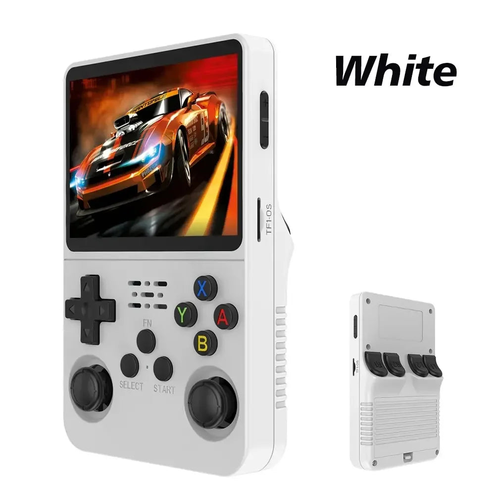R36S Retro Handheld Gaming Console with 3.5-Inch IPS Screen Linux System - R35S Pro Portable Pocket Video Player with 64GB Games
